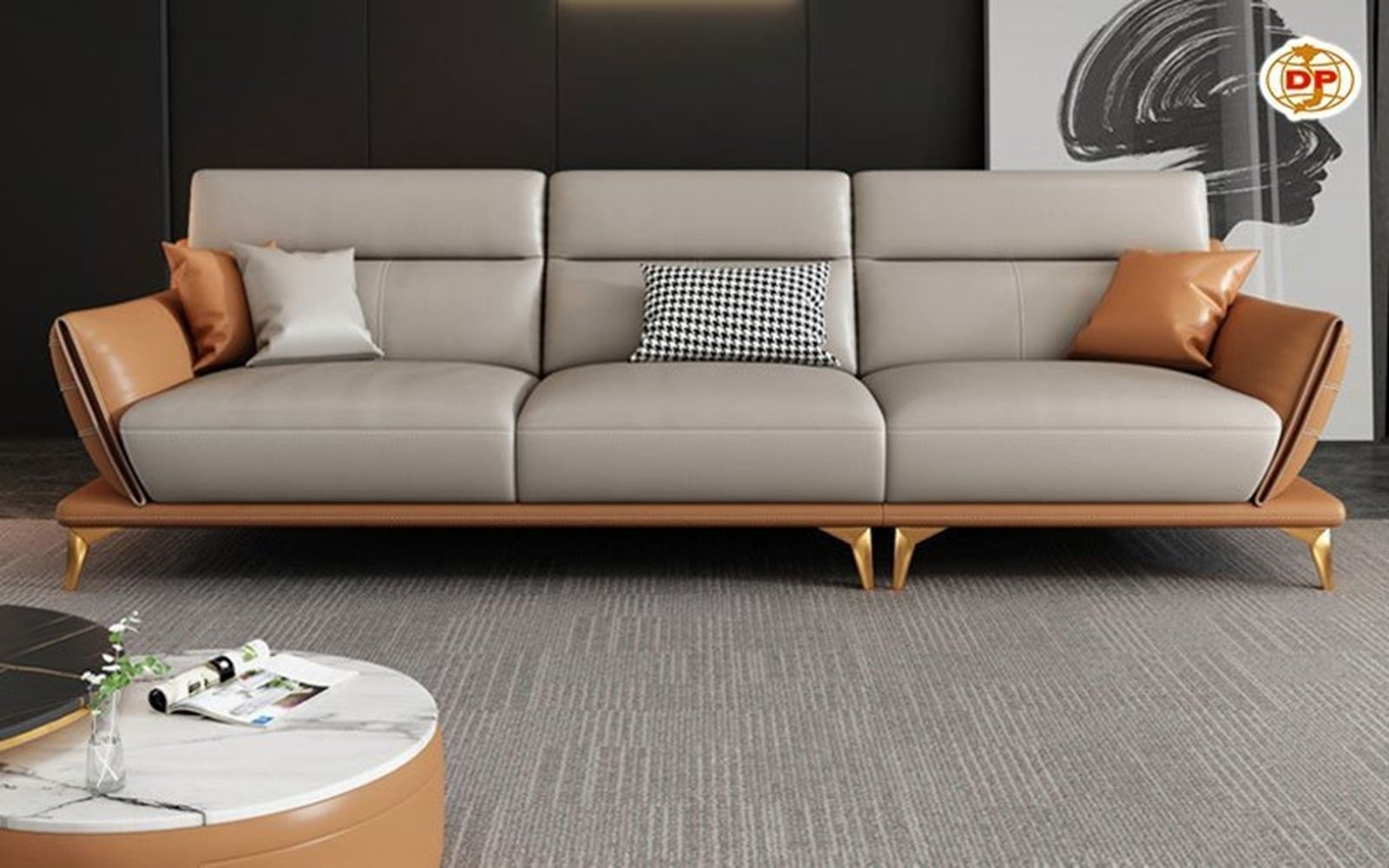 Italian Leather Sofa